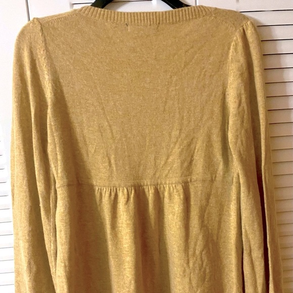 NWOT BCBG MaxAzria Crewneck Sweater, Neutral, Angora, Wool, Sz L, Peasant top - Picture 8 of 15
